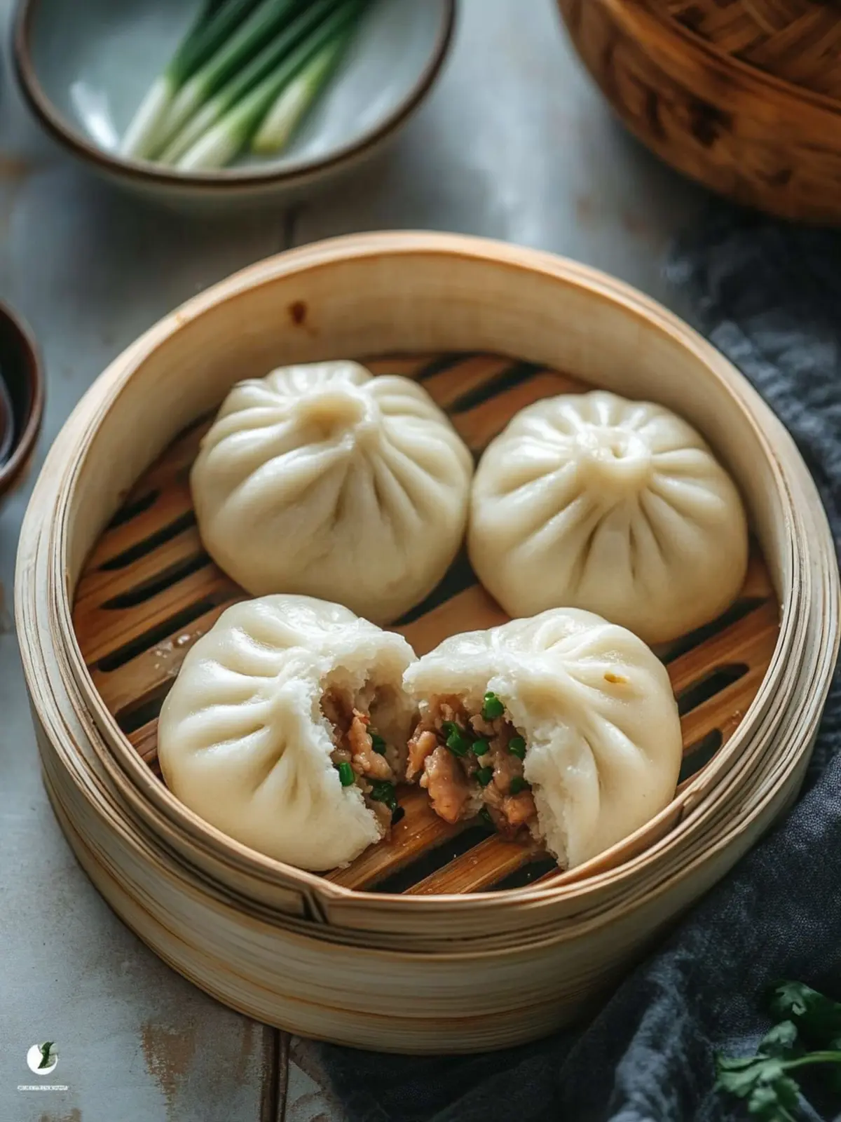 Steamed Pork Buns with Chive