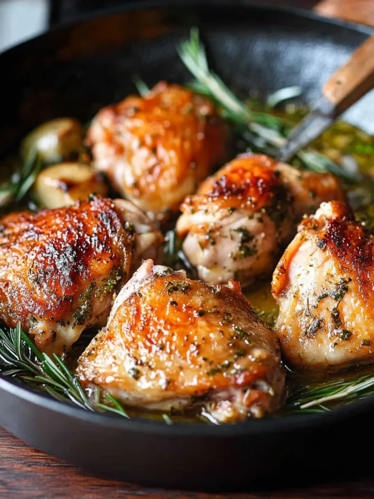 Herb Roasted Chicken Thighs