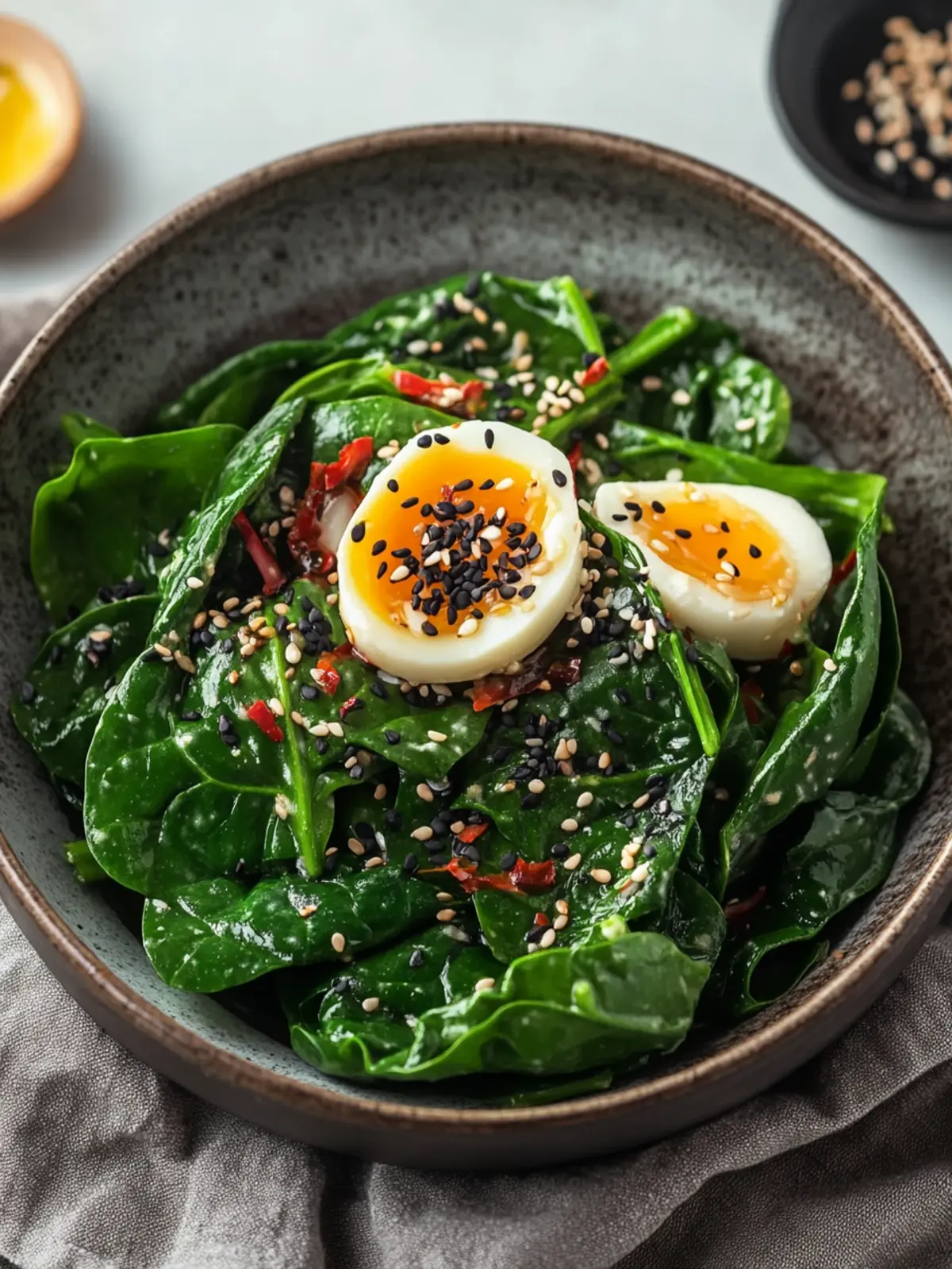 Korean Spinach Salad