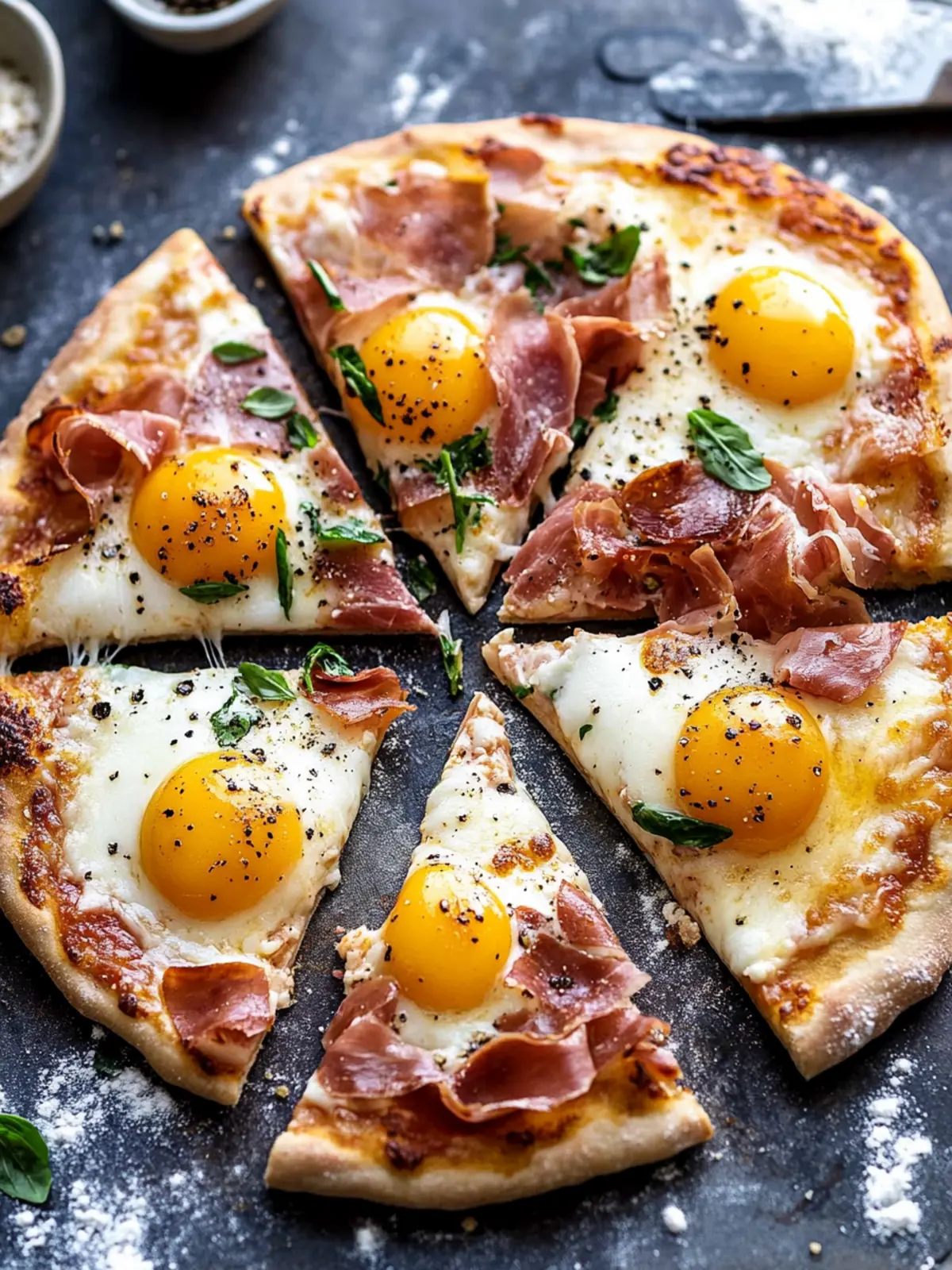 Prosciutto Breakfast Pizza
