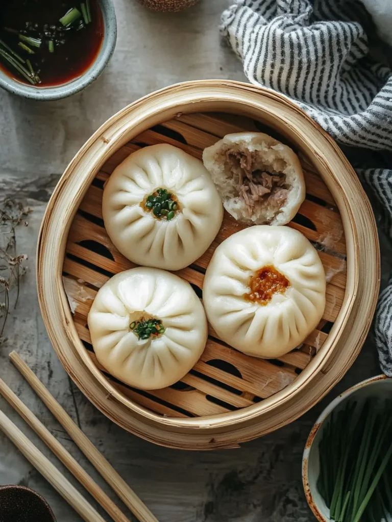 Steamed Pork Buns with Chive