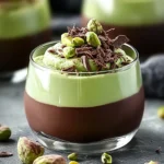 Deluxe Irresistible Pistachio Mousse with Chocolate Ganache