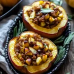 Apple Stuffed Acorn Squash