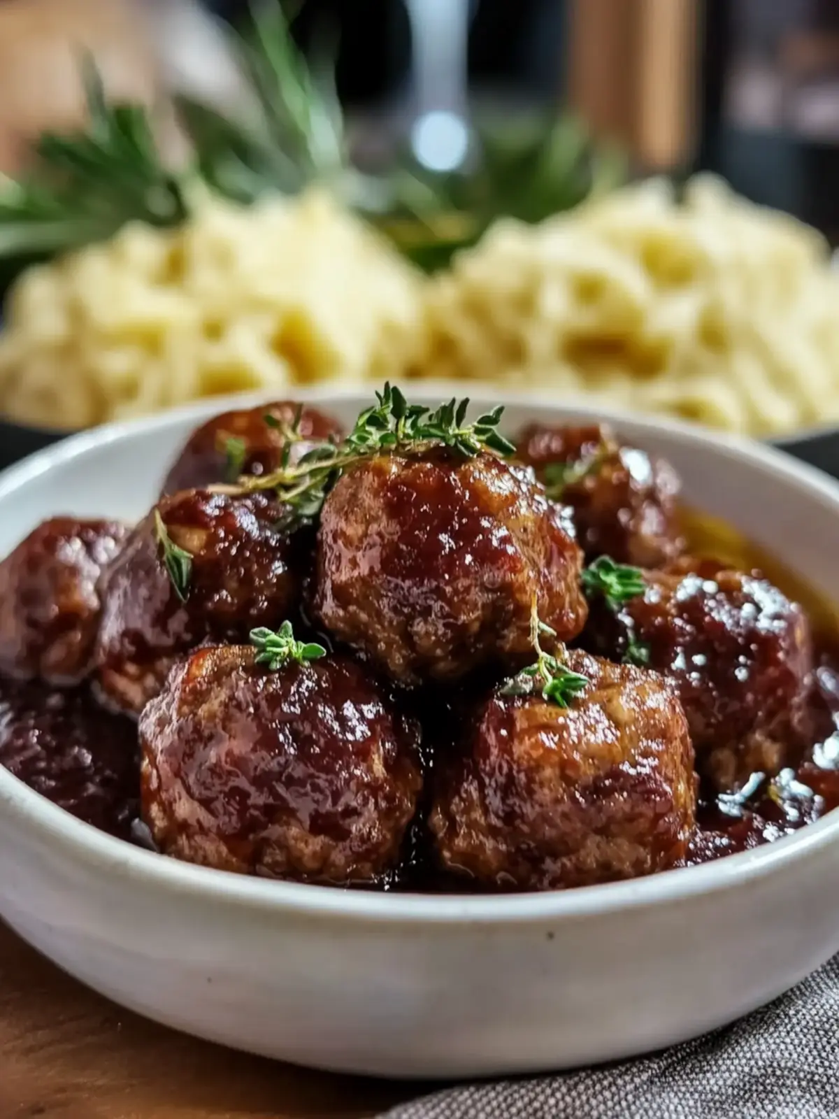 Red Wine Meatballs Recipe