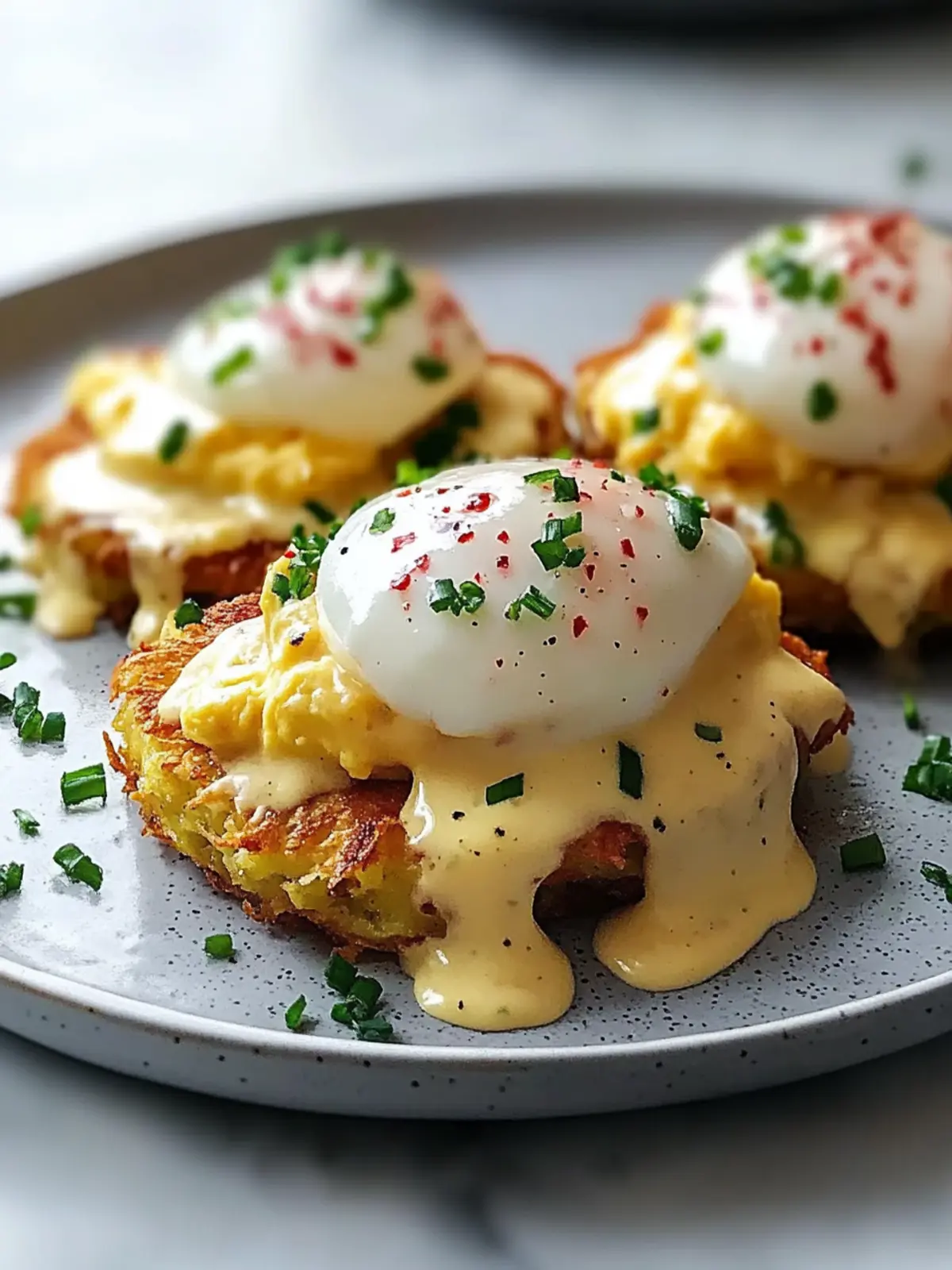 Mouthwatering Latke Eggs Benedict