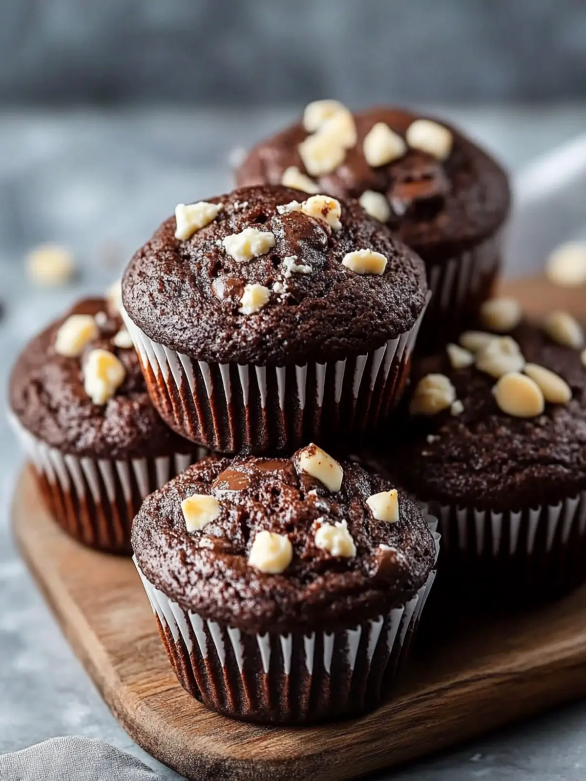 Chocolate Ricotta Muffins
