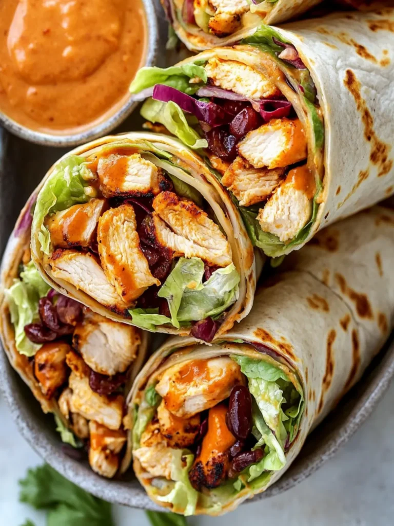 Southwest Chicken Wraps