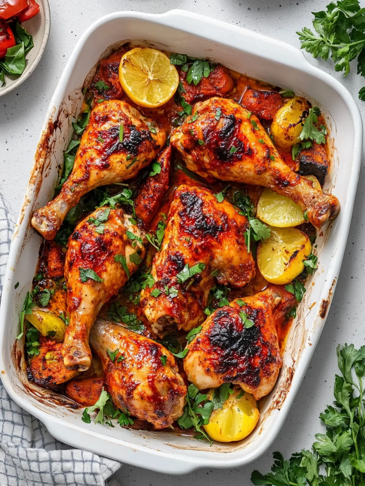 Oven Baked Harissa Chicken