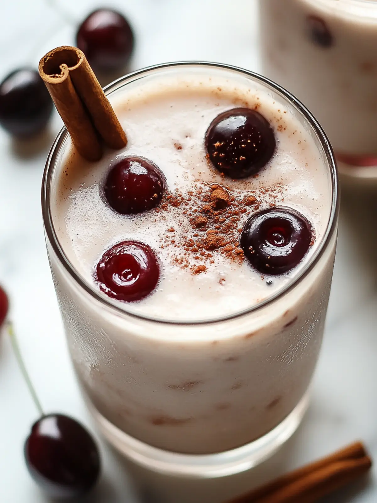 Creamy Cherry Cinnamon Horchata