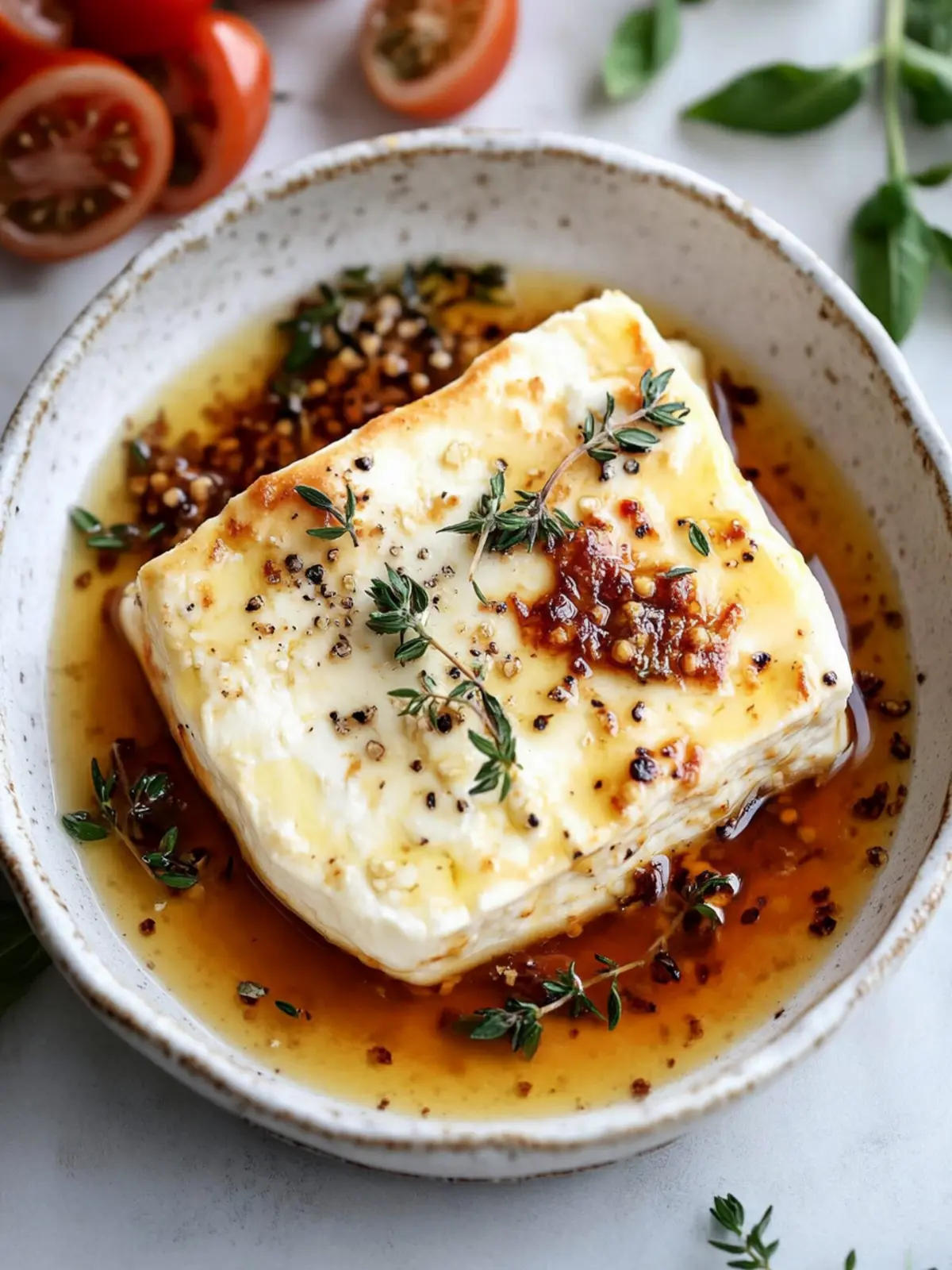 Hot Honey Baked Feta