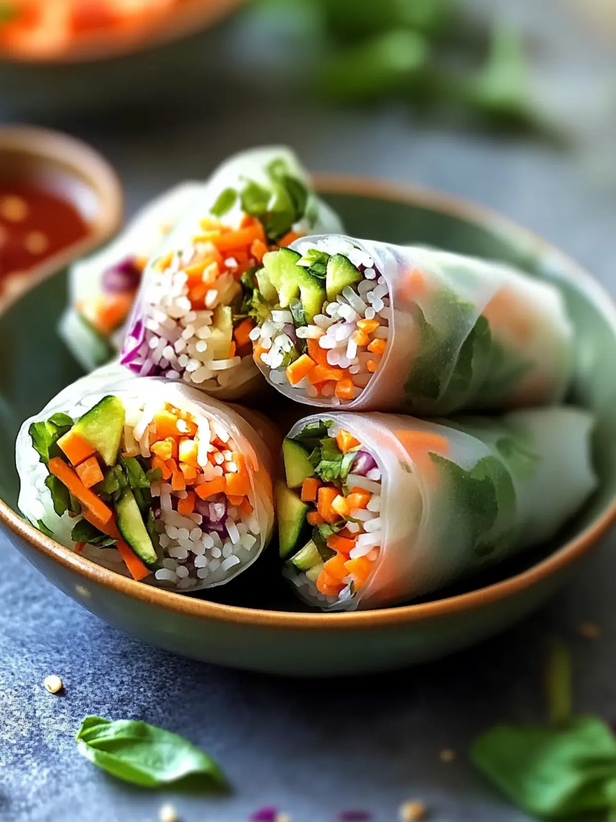 Crispy Veggie Spring Rolls