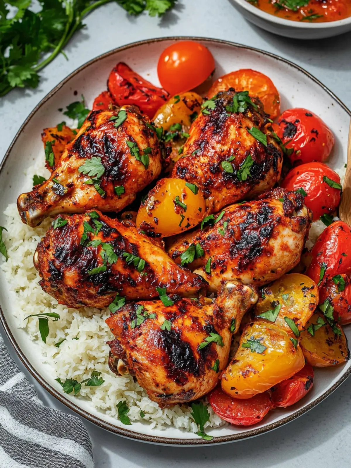 Oven Baked Harissa Chicken
