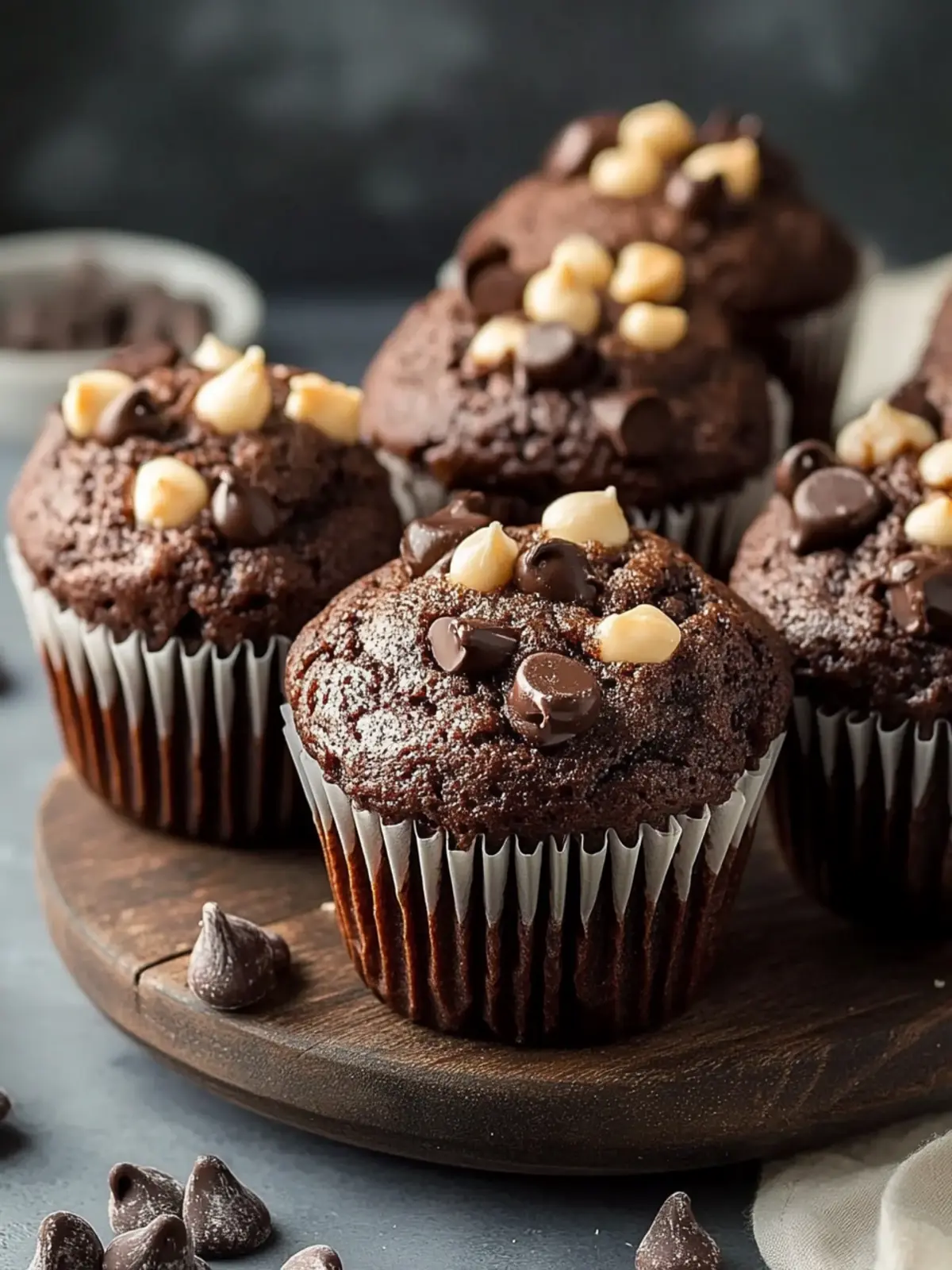 Chocolate Ricotta Muffins