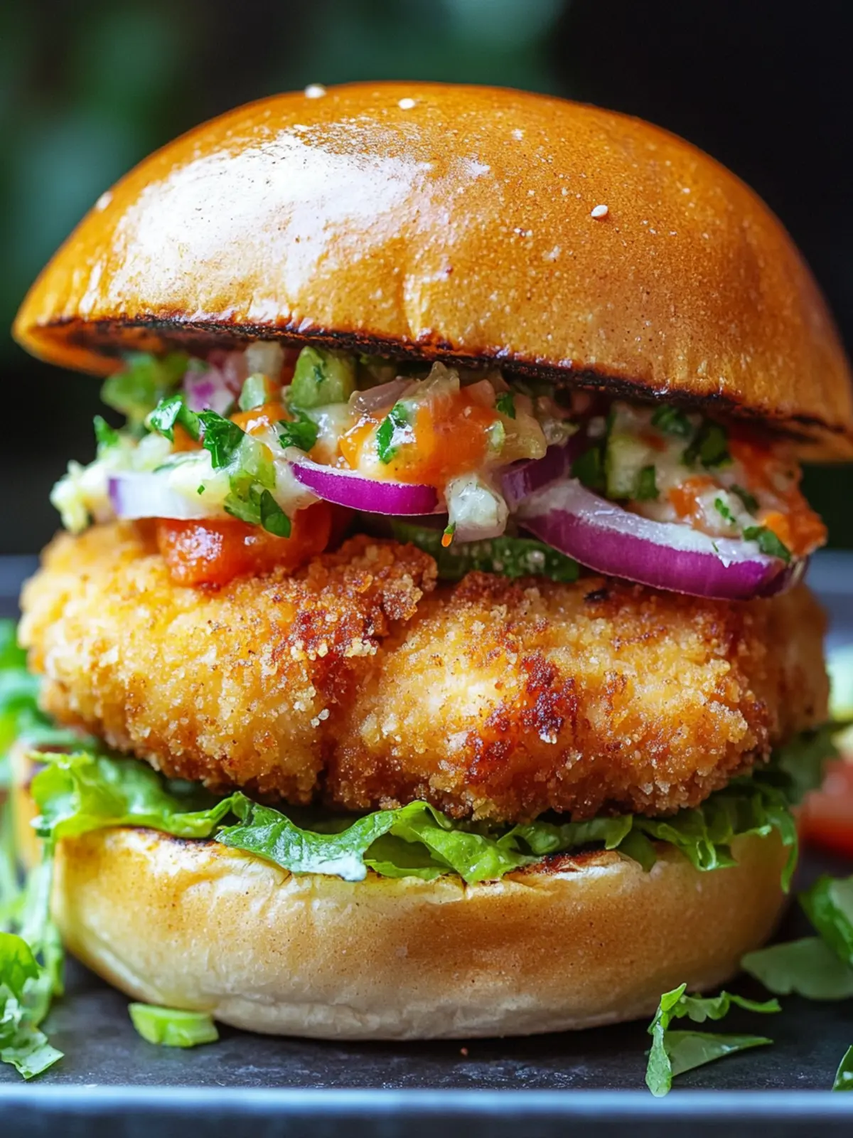 Crispy Chicken Burgers