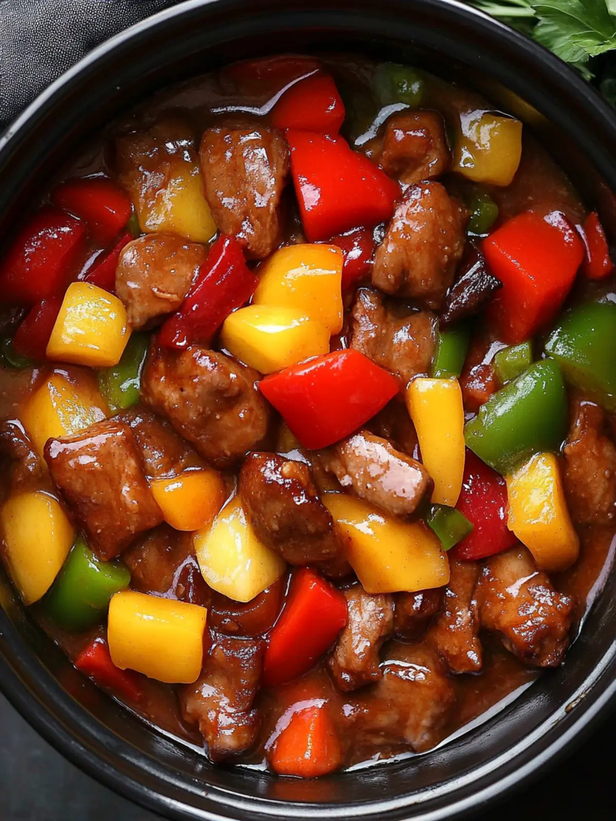 Slow Cooker Sweet and Sour Pork