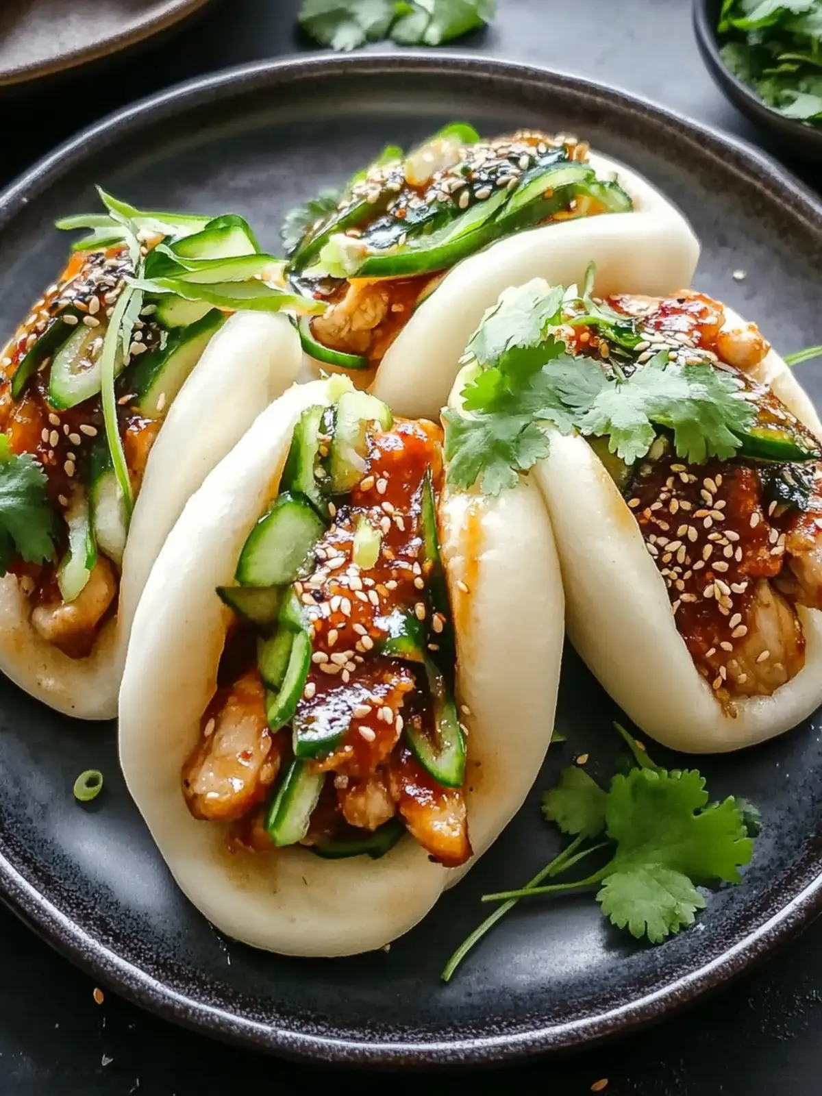 Korean Chicken Bao Buns