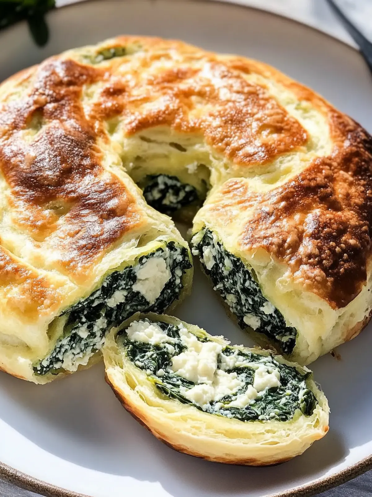 Spinach Cottage Cheese Flagels