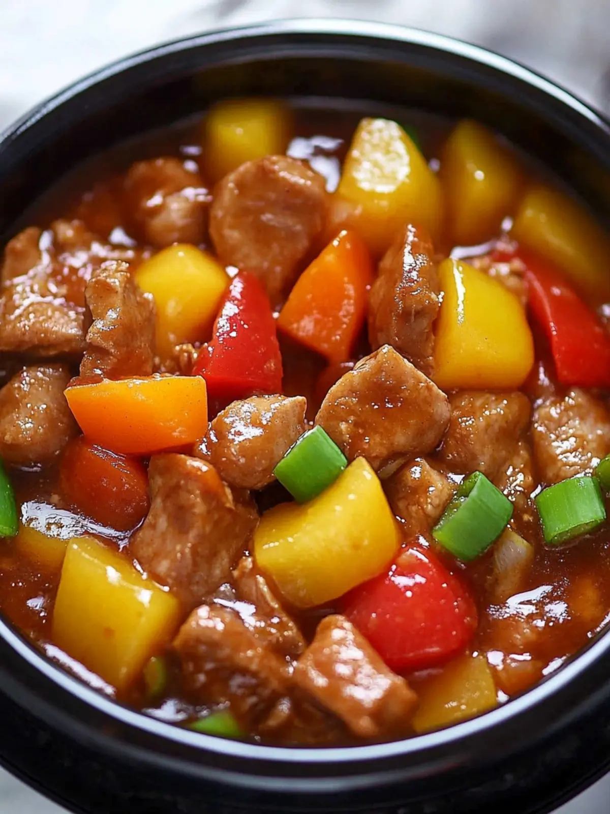 Slow Cooker Sweet and Sour Pork
