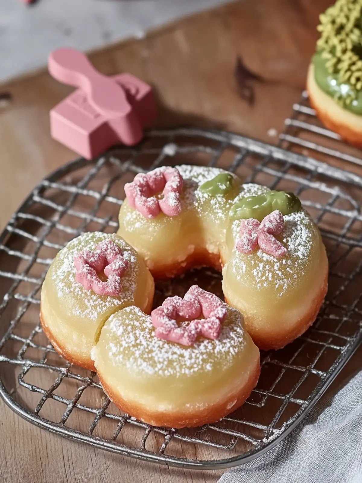 Chewy Japanese Mochi Donuts