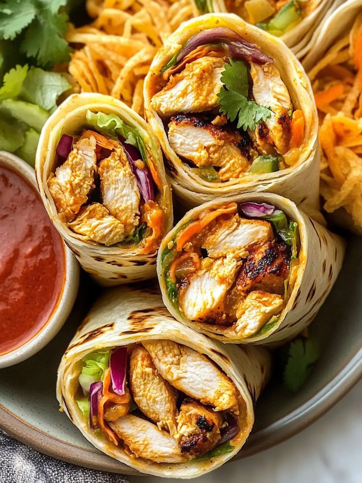 Southwest Chicken Wraps