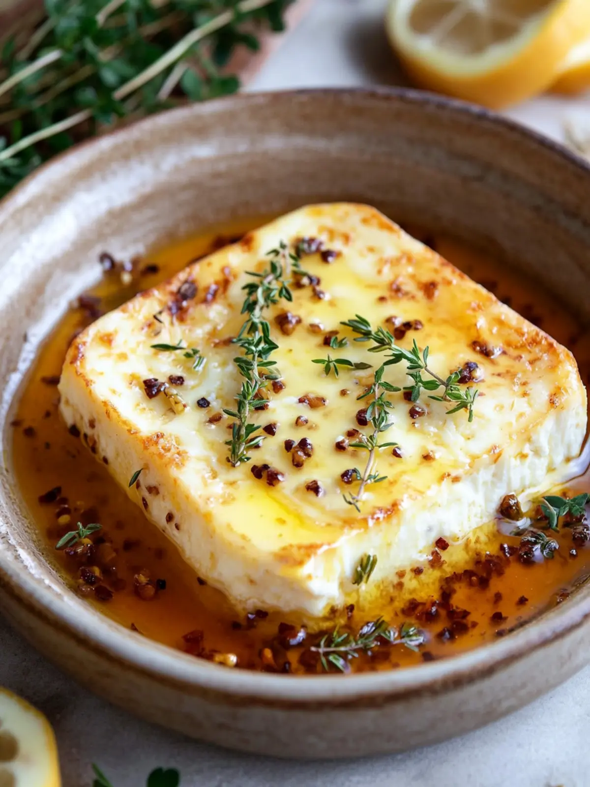 Hot Honey Baked Feta