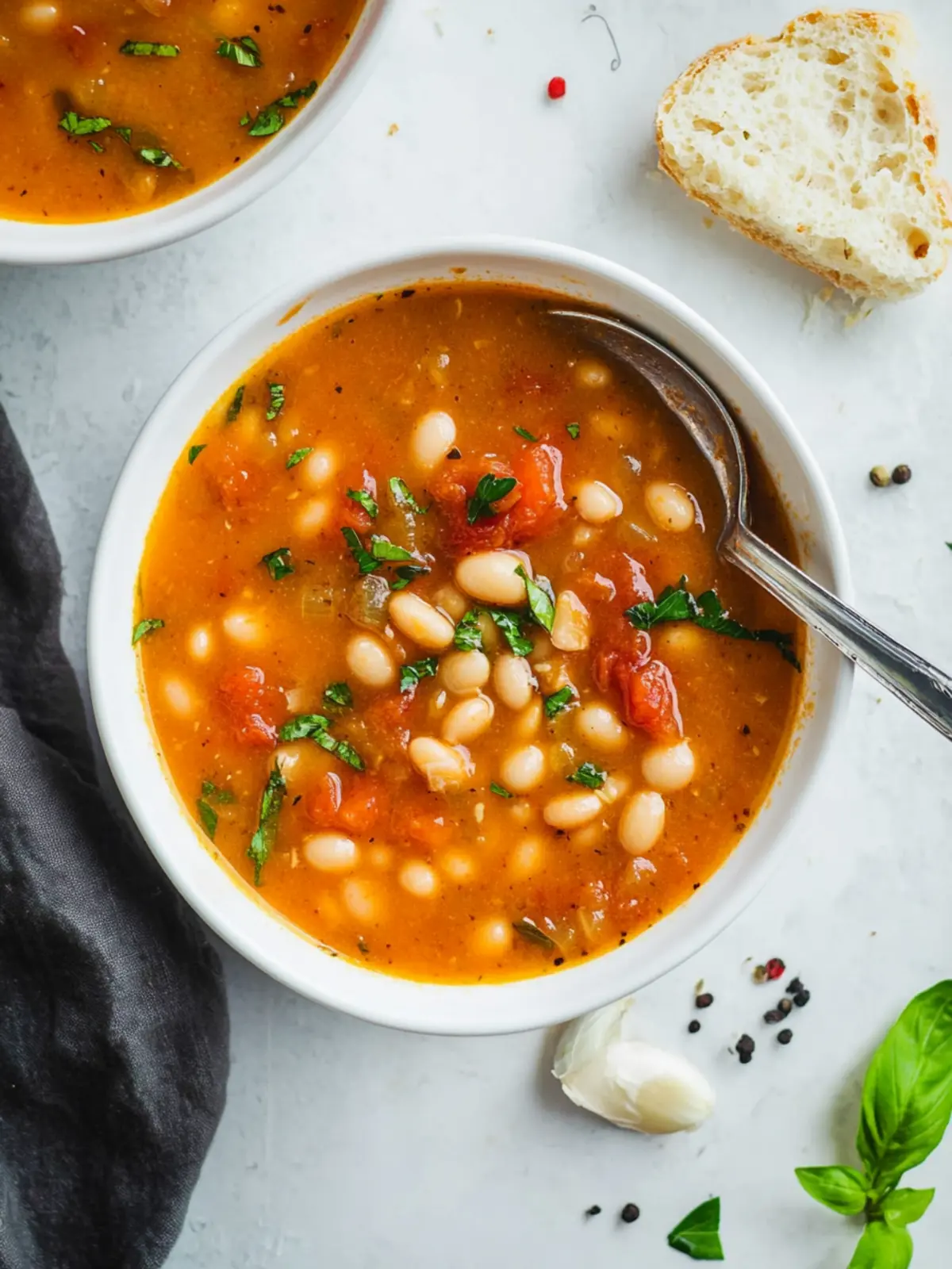 White Bean And Tomato Soup
