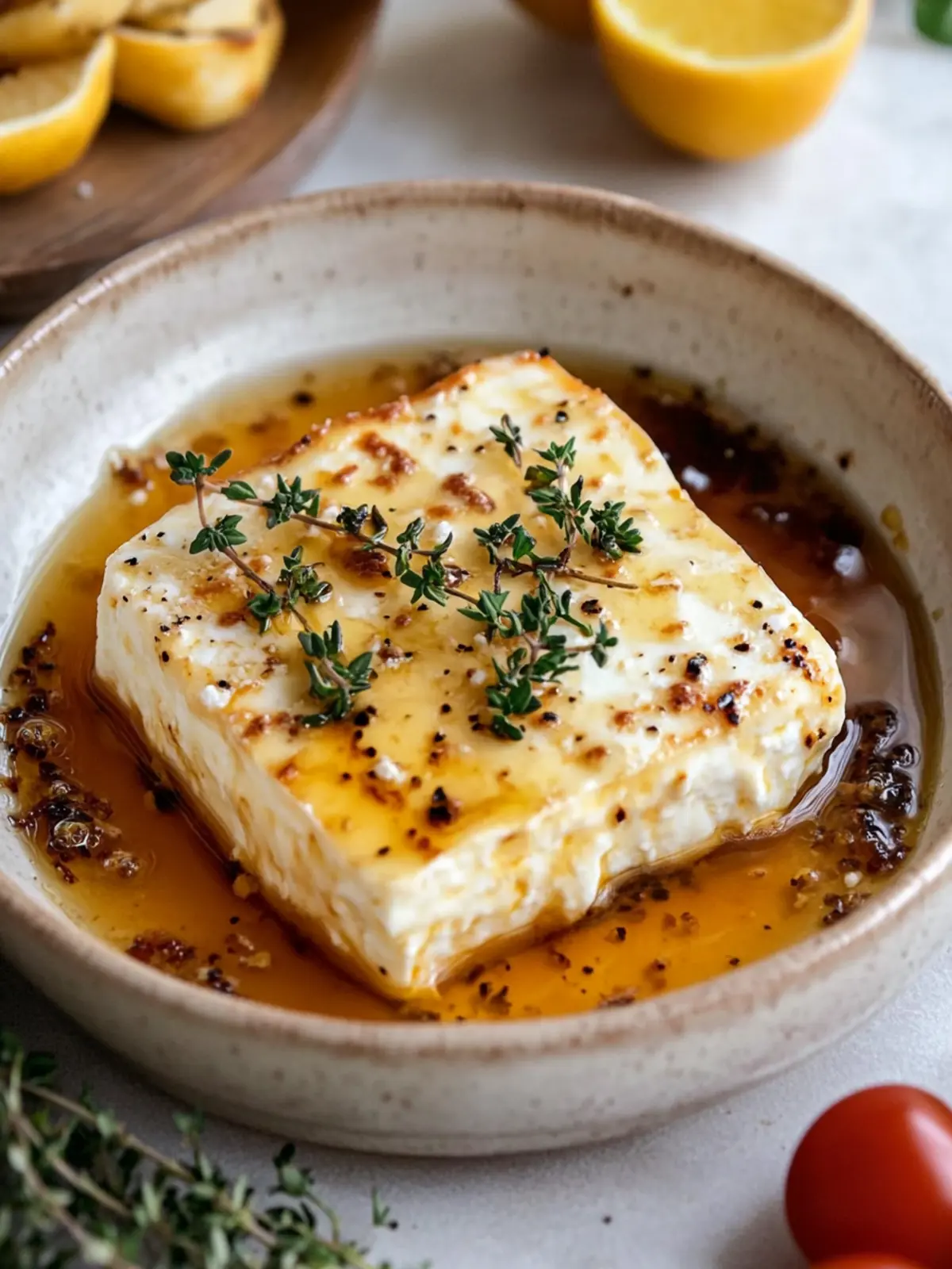 Hot Honey Baked Feta