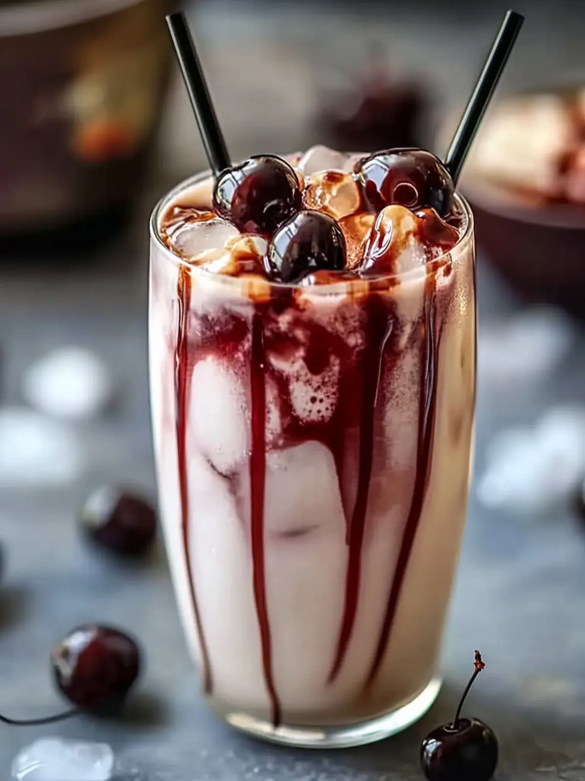 Delicious Cherry Earl Grey Milk Tea – Hot or Iced