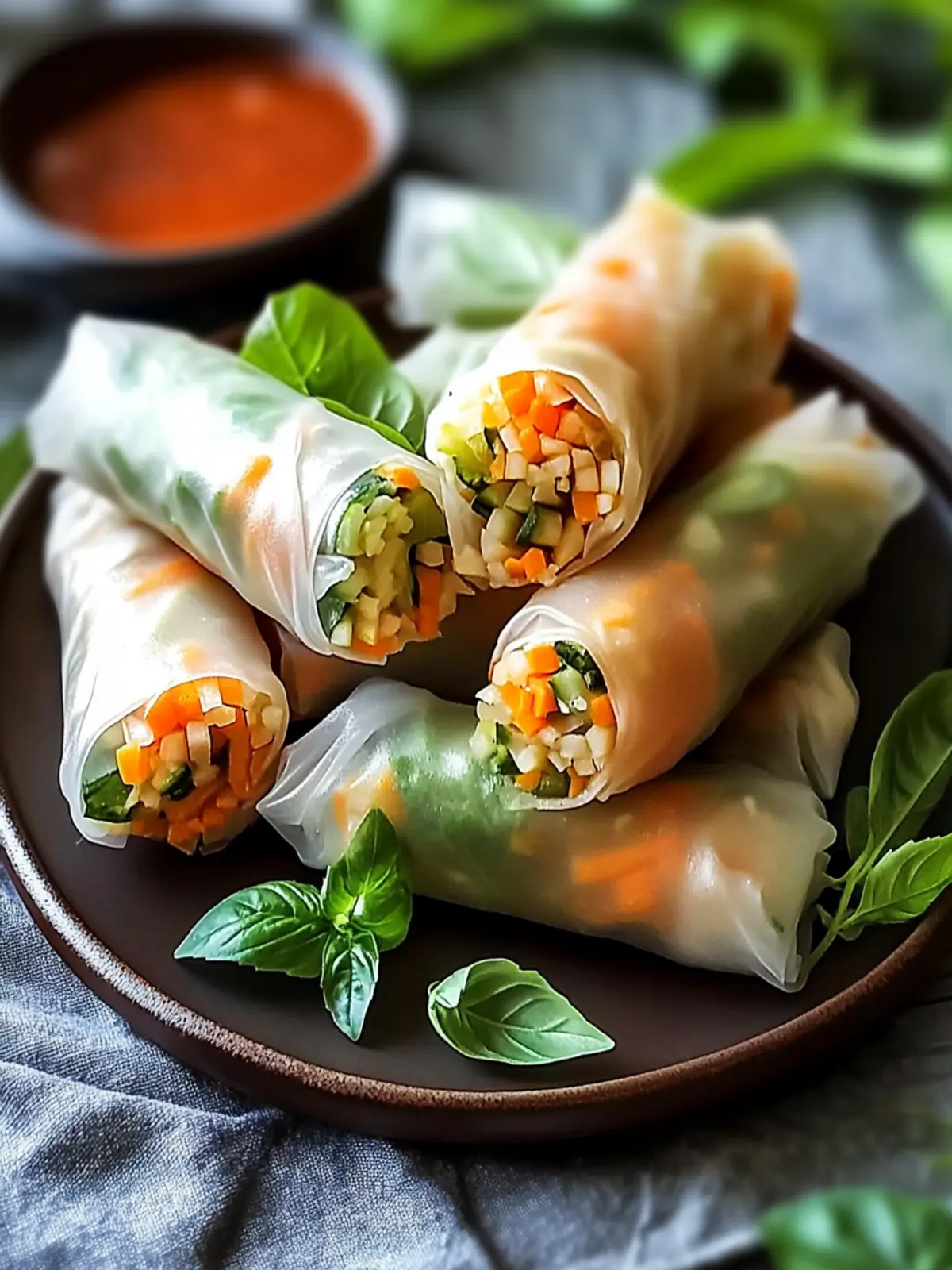 Crispy Veggie Spring Rolls