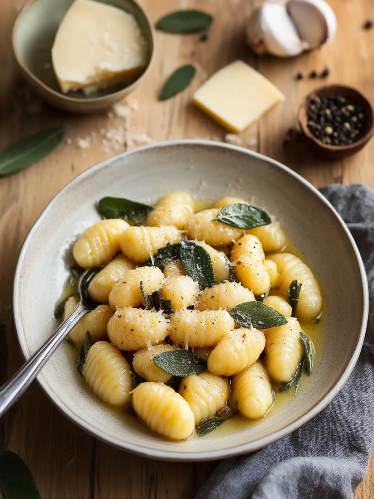 Gnocchi Recipe with Sage Butter Sauce