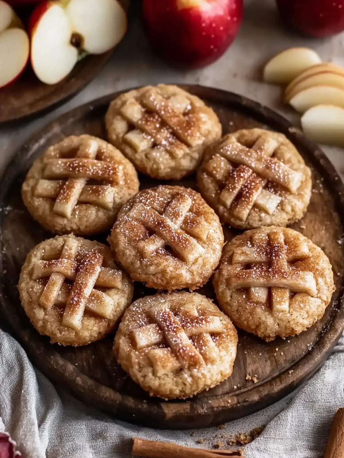 Classic Vegan Apple Pie Cookies