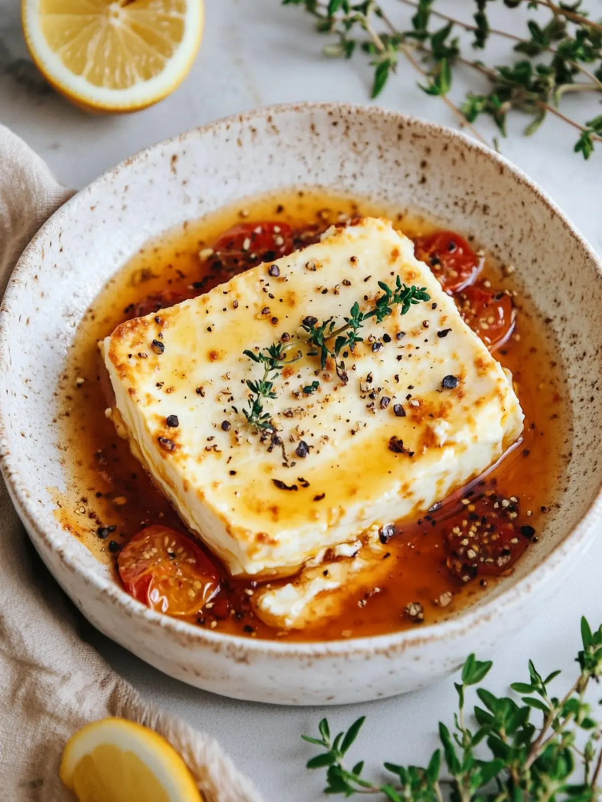 Hot Honey Baked Feta