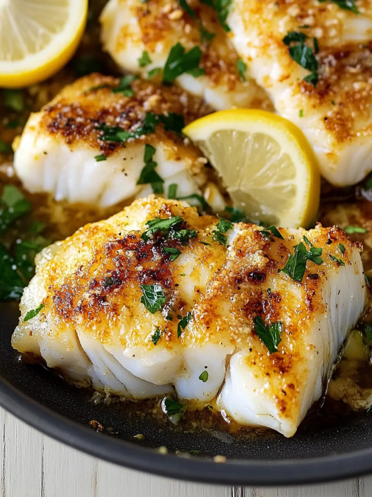 Baked Cod Recipe with Lemon and Garlic
