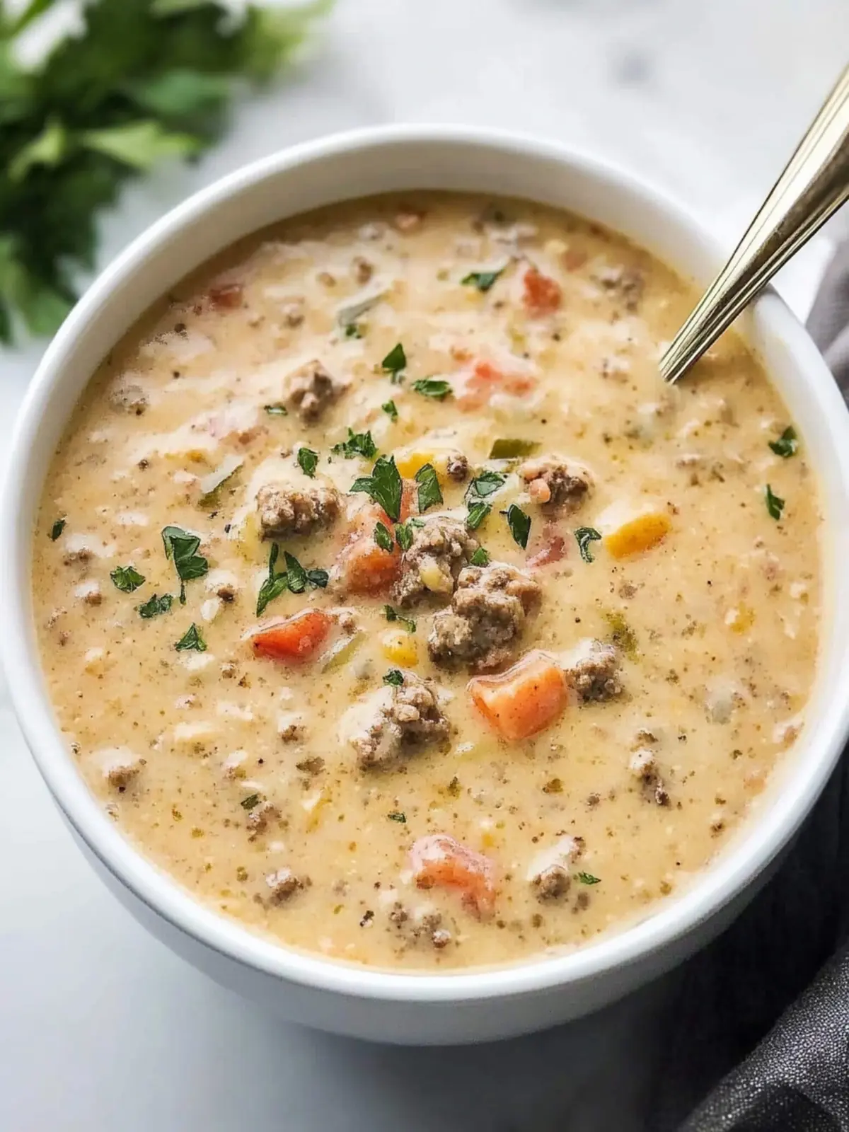 Cheeseburger Soup (Whole30, Paleo, Dairy-Free)