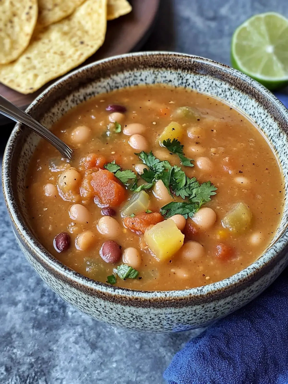 Mexican Pinto Bean Soup