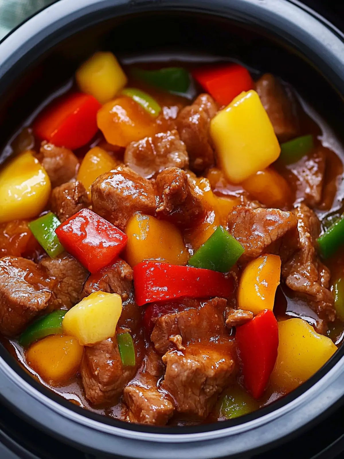 Slow Cooker Sweet and Sour Pork