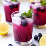Homemade Blueberry Lemonade