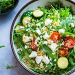 Arugula Couscous Salad with Feta