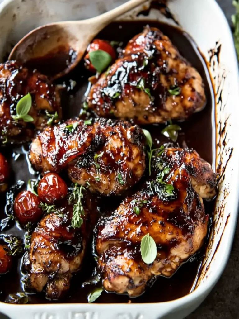 Baked Balsamic Chicken