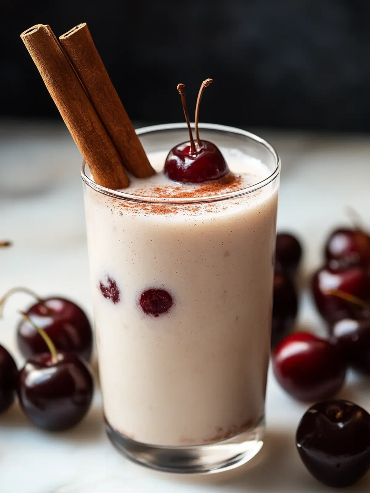 Creamy Cherry Cinnamon Horchata