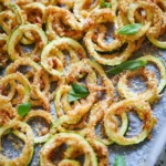 Seasoned Zucchini Curly Fries
