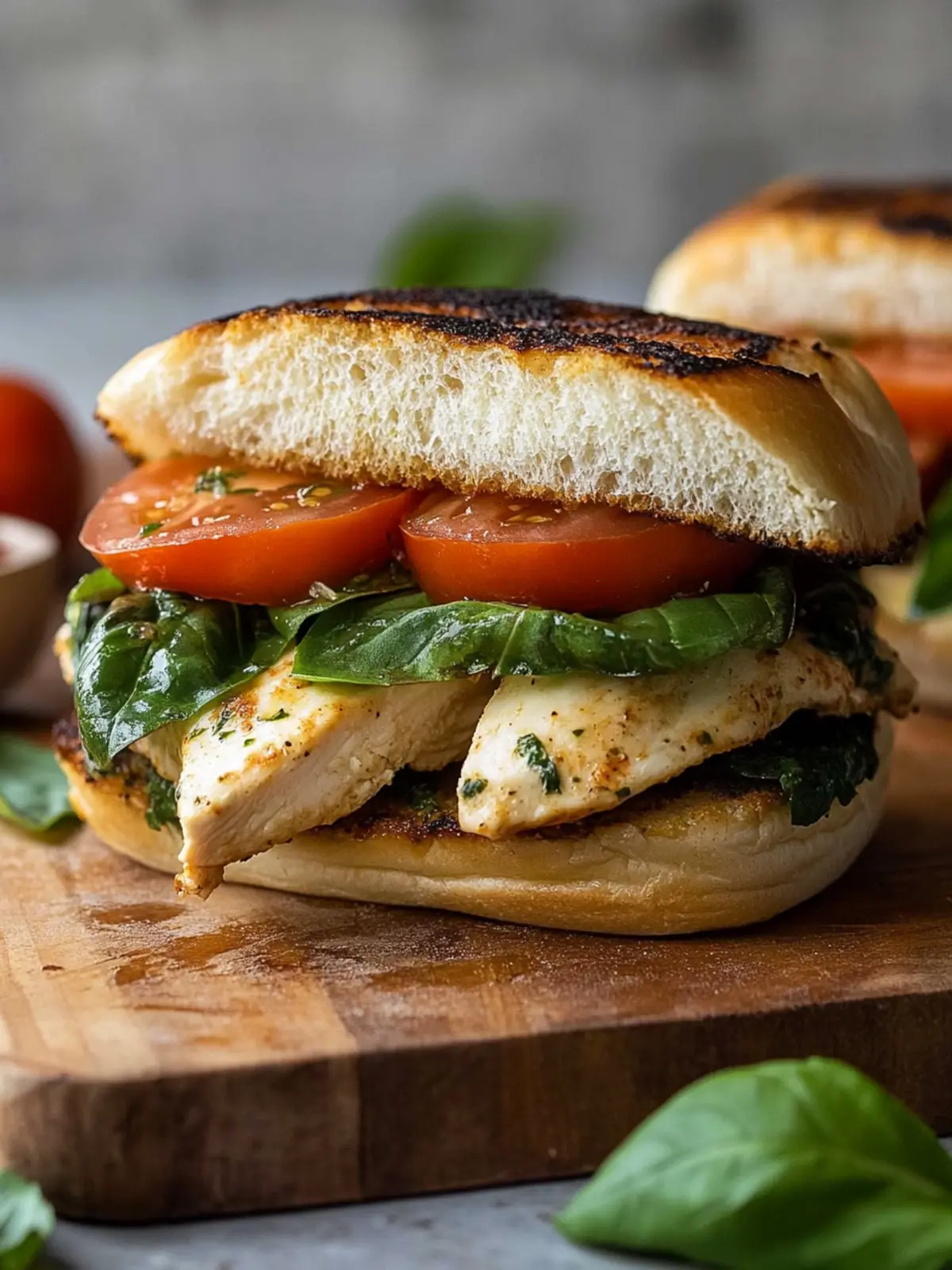 Chicken Caprese Sandwich