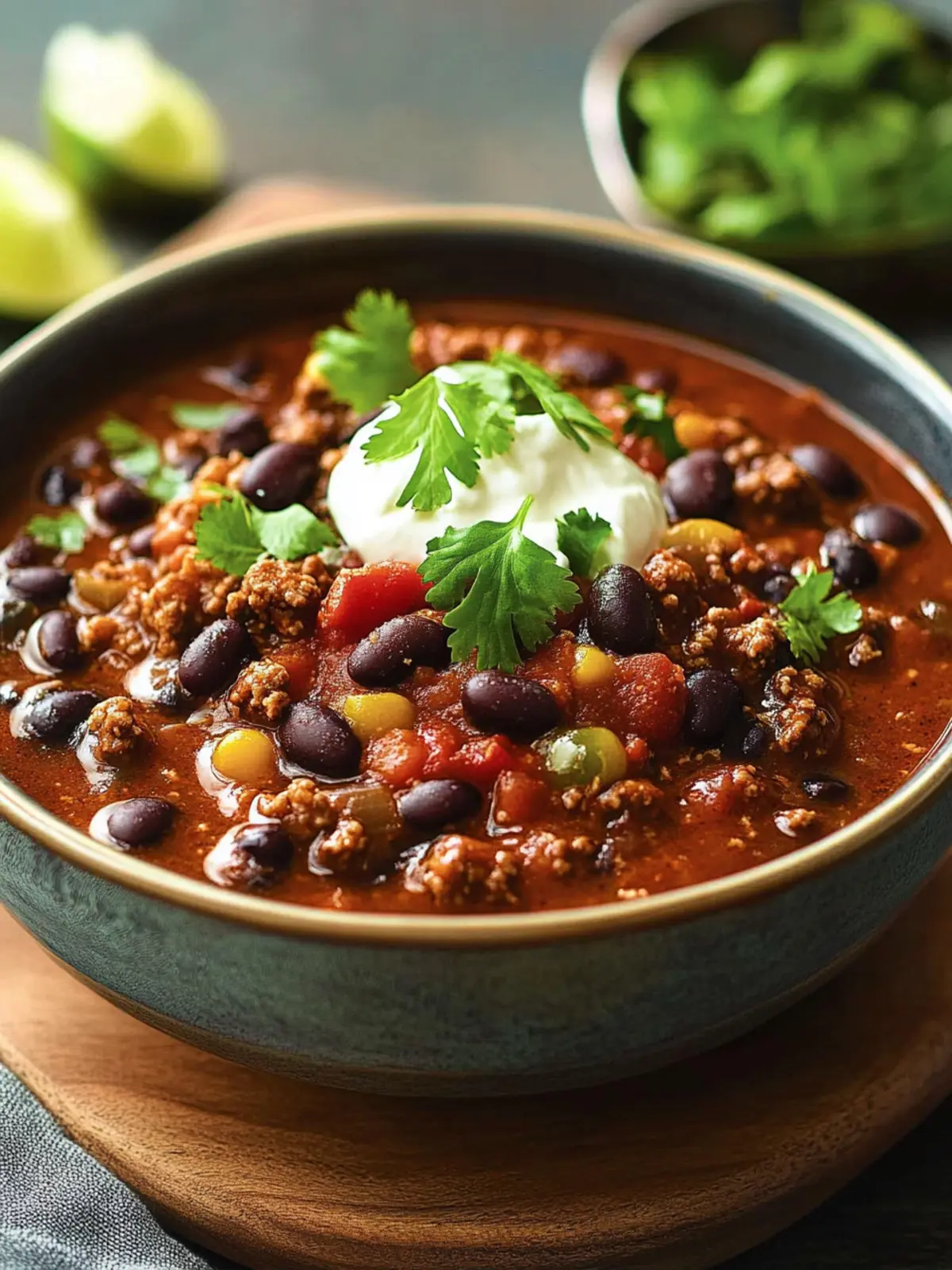 Bobby Flay’s Beef and Black Bean Chili