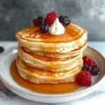 Fluffy Eggless Pancakes