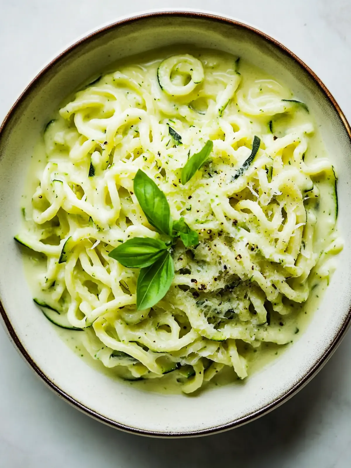 Creamy Zucchini Pasta