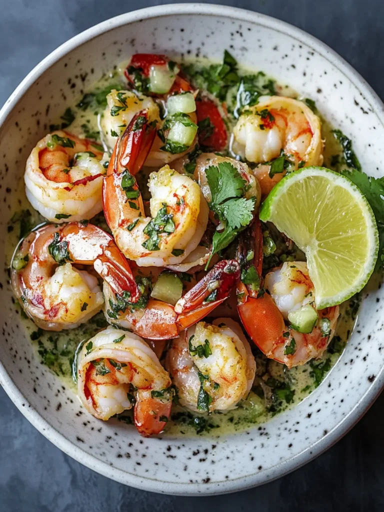 Shrimps in Culichi Salsa