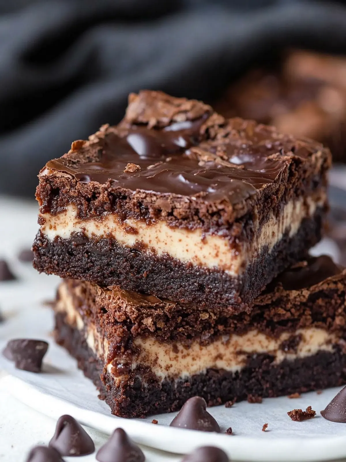 Hot Fudge Cheesecake Brownies