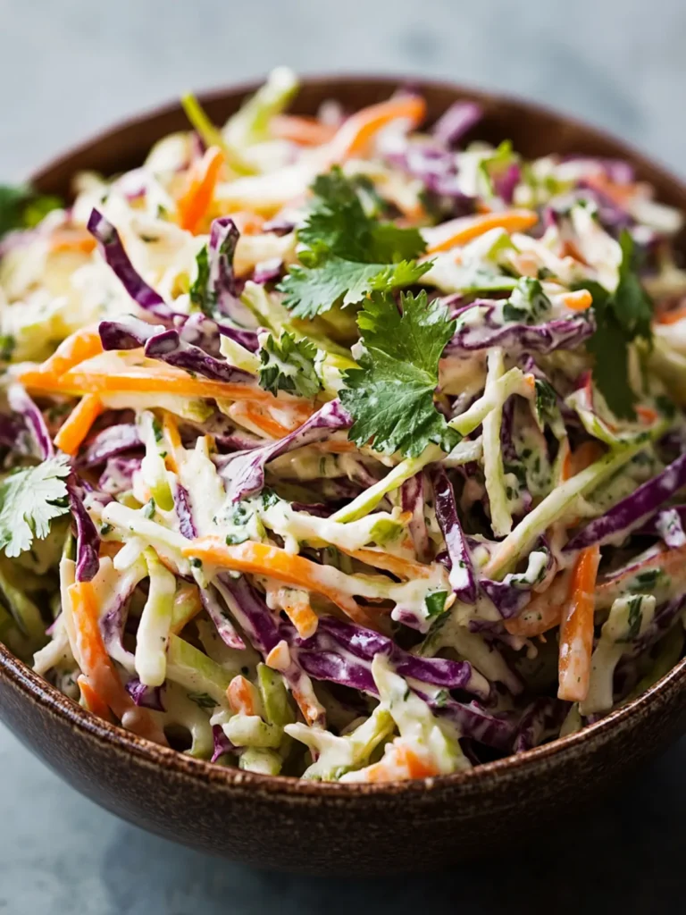 Cilantro Lime Coleslaw