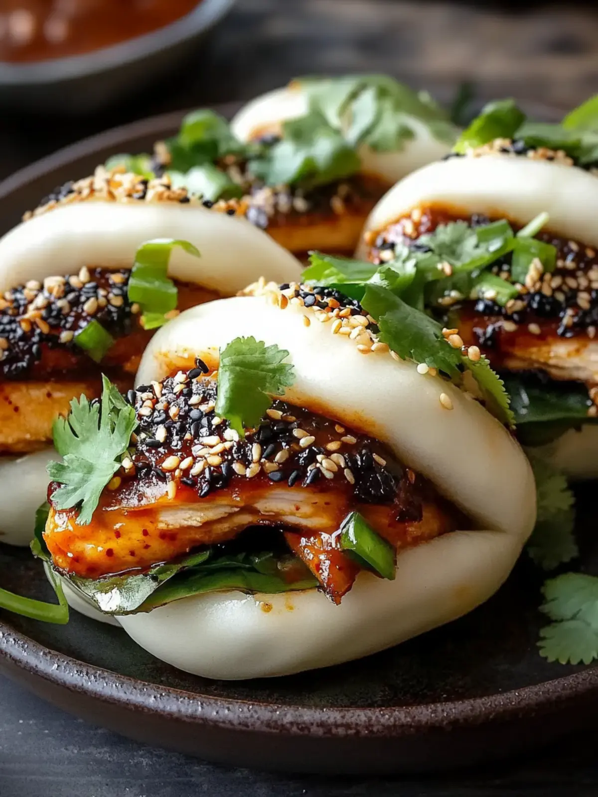 Korean Chicken Bao Buns