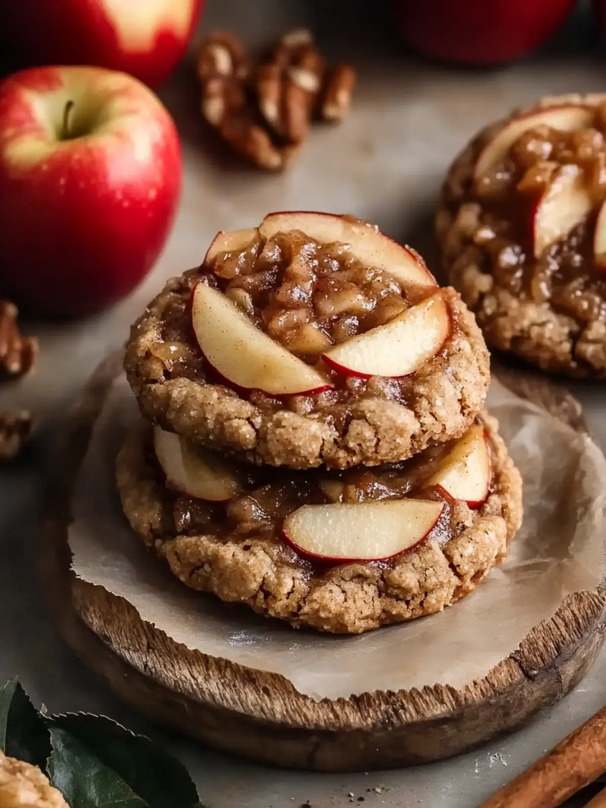 Classic Vegan Apple Pie Cookies